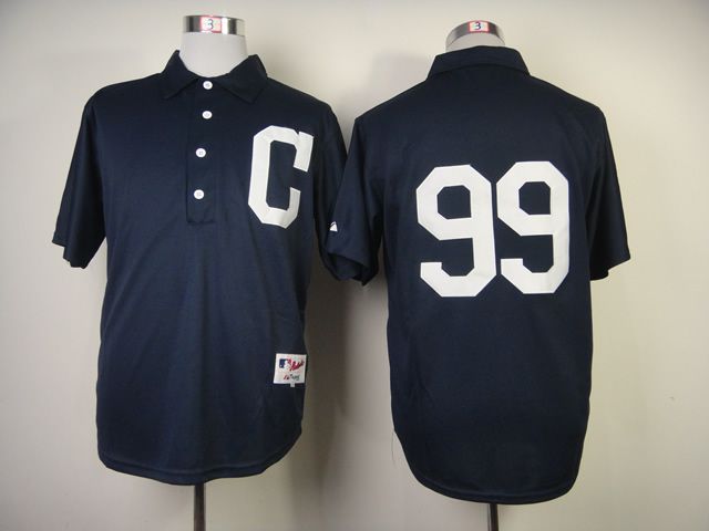 Men Cleveland Indians #99 Vaughn Blue 1902 MLB Jerseys